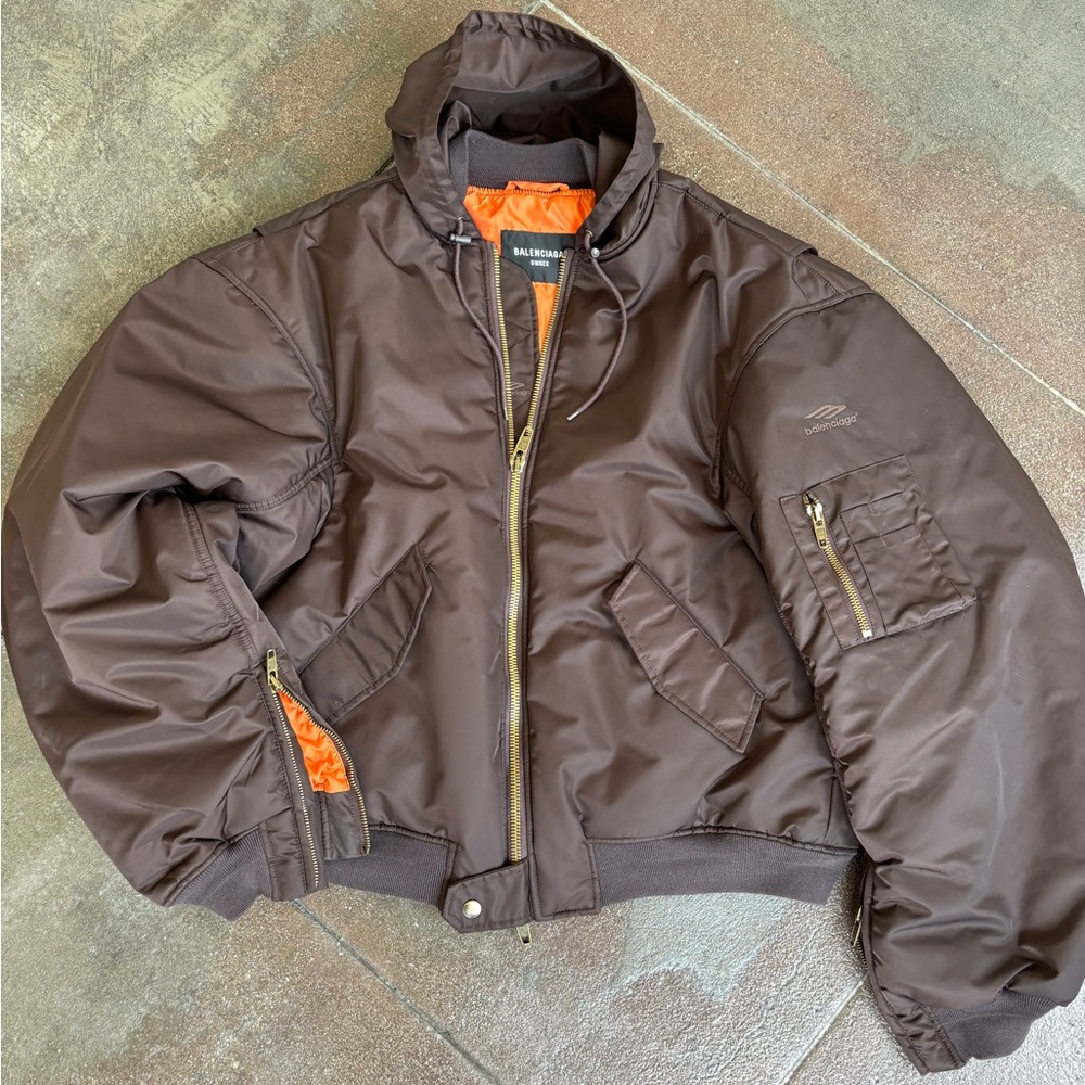 Balenciaga SS22 HOODED BOMBER
